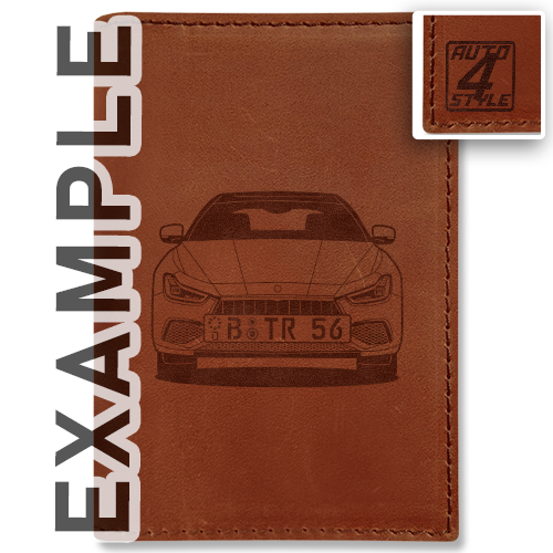 Car Documents Holder Leather