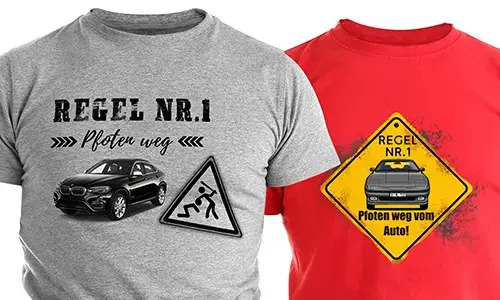 T-Shirt mit dem Namensmotiv