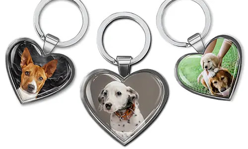 Personalisierter Schlüsselanhänger Herz – das beste Geschenk für Hundebesitzer
