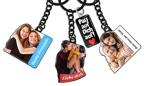 Personalized keychain with your photo