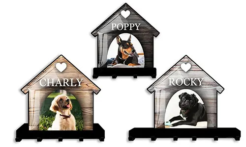 Spersonalizowany wieszak na klucze z psem