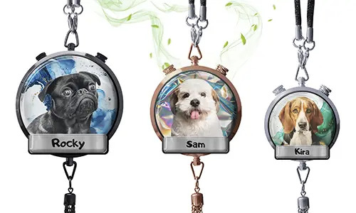 Einzigartiger, personalisierter Auto-Lufterfrischer mit Foto und Namen deines Hundes! Perfektes Geschenk für jeden Hundebesitzer!
