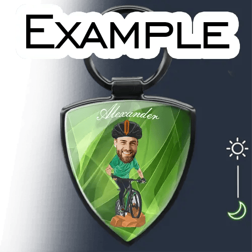 Kluczyk personalizowany - komiksowy ze swoim hobby lub zawodem