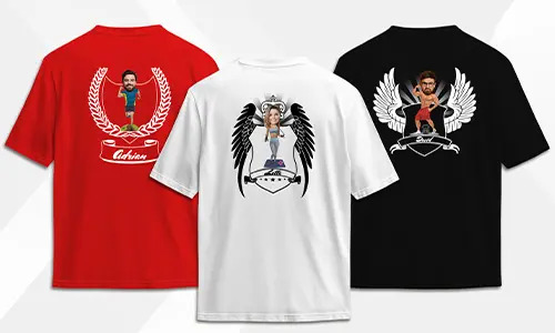 Comic Shield T-Shirt - Personalisiert für dein Hobby oder Beruf