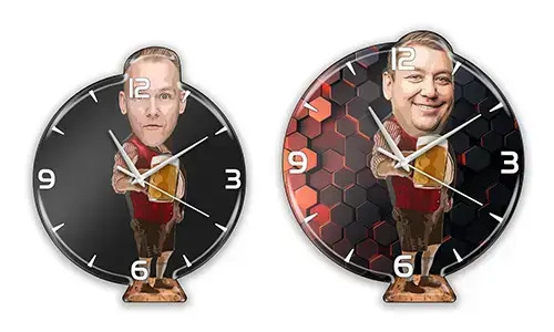 Personalisierte Wanduhr Comic Hobby - Oktoberfest