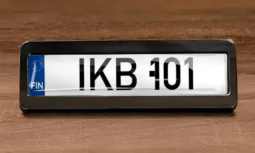 Magnet License Plate