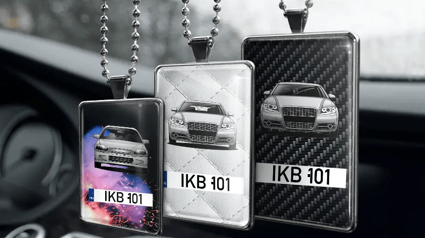 Rückspiegelanhänger Dekor