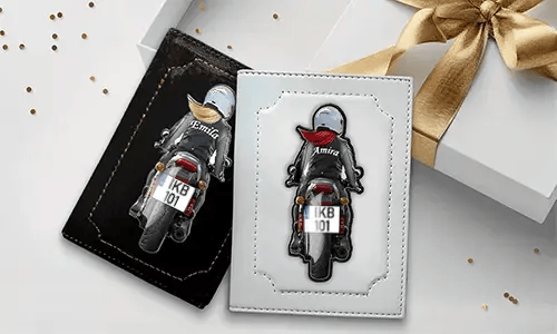 Motorcycle document holder - gift for yourself