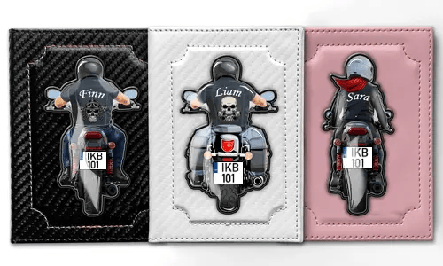 Document de voiture - Couverture - Nom du motocycle