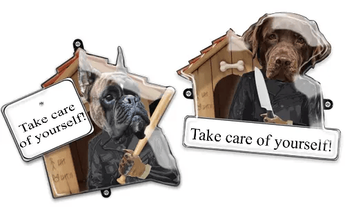 Hunde-Schild-mit-Foto