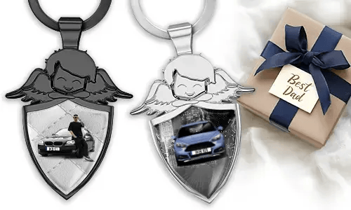 Llavero de ángel personalizado - regalo para tu papá