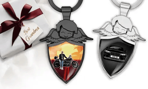 NOUS CRÉONS DES CADEAUX ORIGINAUX - COMME CE PORTE-CLÉS ANGE - POUR TOI !