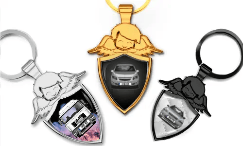 Guardian-Angel-Keychain-Shild