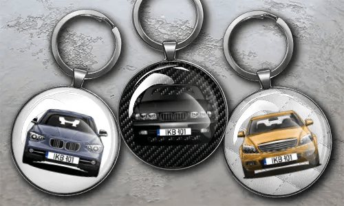 Sleutelhanger rond - Premium