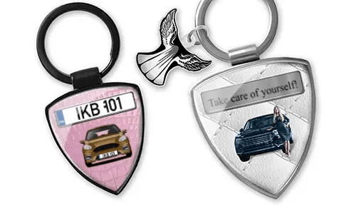 Shield keychain as a gift for yourself