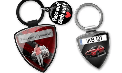 Klíčenkový štít pro syna