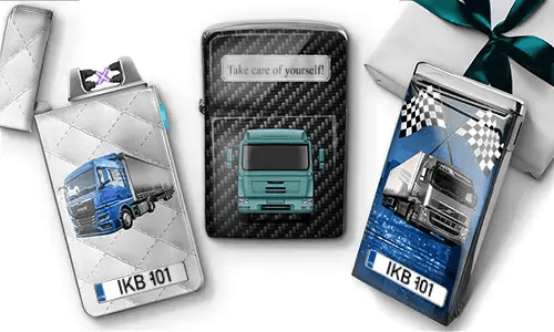Personalised lighter for truck lovers