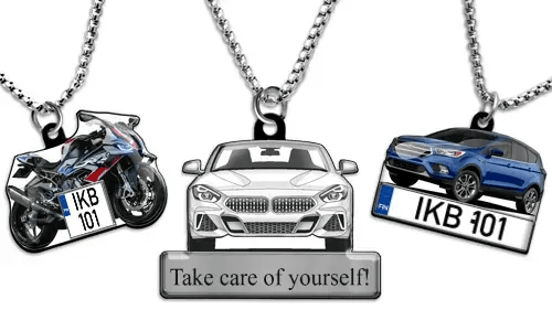 Necklace Picture Car