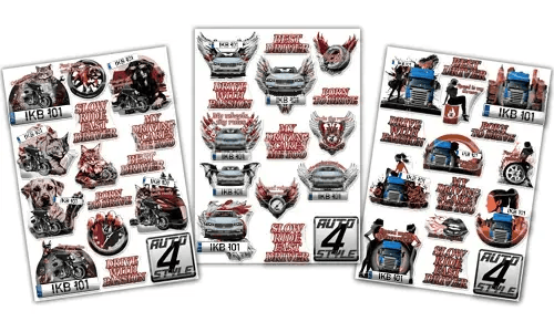 Gepersonaliseerde stickervellen