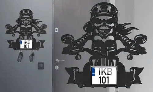 gallery-keyholder-wall-skeleton-motorcycle-rider-license-plate-text-printed-3