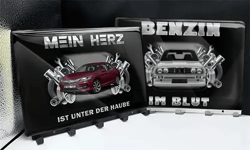 schlüsselbrett design in zwei Varianten auf dem Tisch  schlüsselbrett tuning