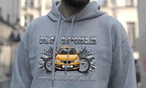 tuning pullover Grau 