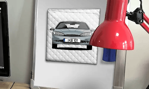foto magnet mit Familienfoto auf dem Tisch magnete personalisieren