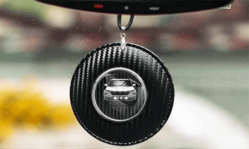 autospiegelanhänger mit foto auf dem Rückspiegel individualisierter autospiegelanhänger