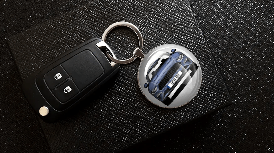 Keychain round individual