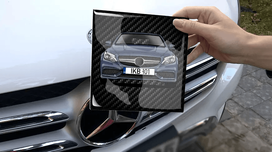 Magnet Čtyřhranný bezrámový