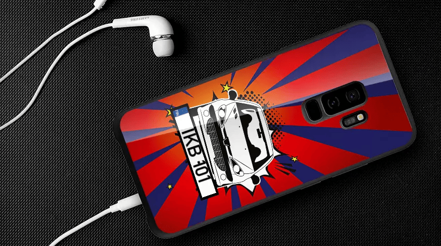 Mobile Case Comic Silhuette