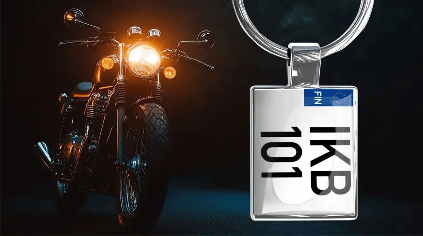 Motorcycle Keychain